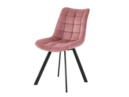 Židle ORLEN VELUR - růžová