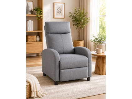 TV-Sessel RUFO mit Verstellfunktion – Grau