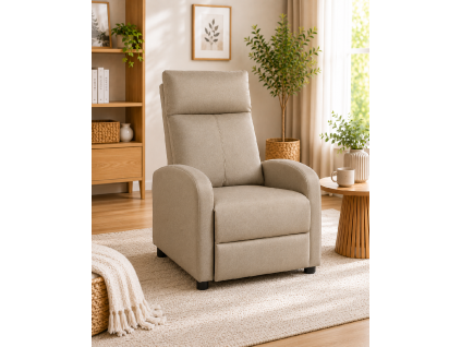 TV-Sessel RUFO mit Verstellfunktion – Beige