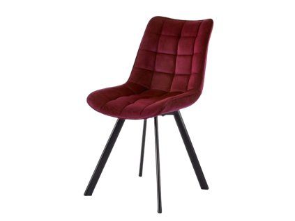 Židle ORLEN VELUR - vínová