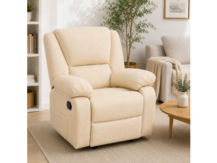 Fernsehsessel VELORA mit Relaxfunktion – Beige