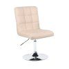 Židle TOLEDO na stříbrném talíři - krémová