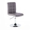 Židle TOLEDO na stříbrném talíři - šedá