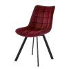 Židle ORLEN VELUR - vínová