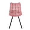 Stuhl ORLEN VELOURS – Hellrosa