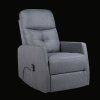 Elektricky polohovatelné televizní křeslo SEMIR - šedé