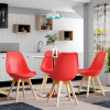 Jídelní židle Bali - červená
