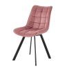 Židle ORLEN VELUR - růžová