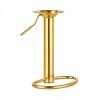 Barová opěrka nohou ke kulaté podstavě - zlatá