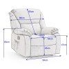 Fernsehsessel VELORA mit Relaxfunktion – Grau