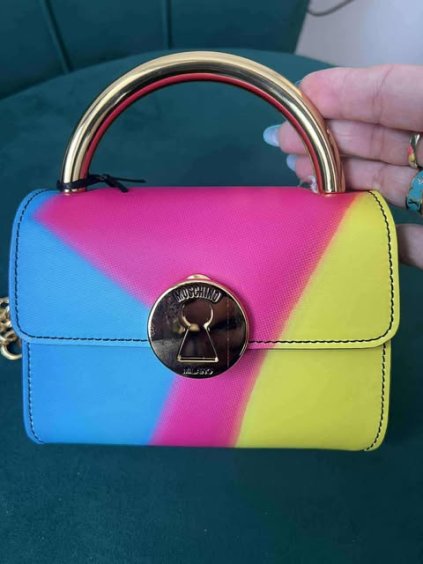 moschino farebná kabelka eshop