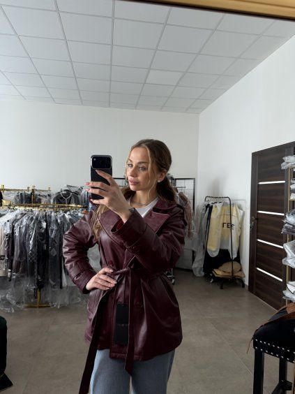 Bordova koženka - Flo&Clo