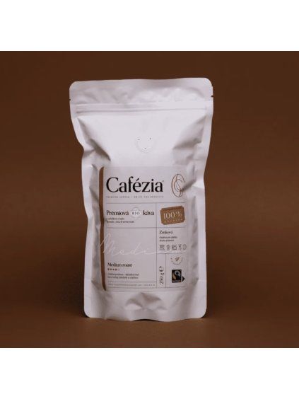 Zrnková káva MÉDIUM - Cafézia 250G