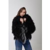 Kožuch čierny - FLO&CLO