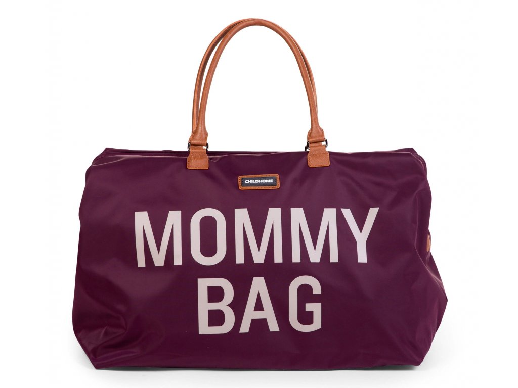 Luxury Kids Childhome cestovna prebalovacia taska mommy bag aubergine