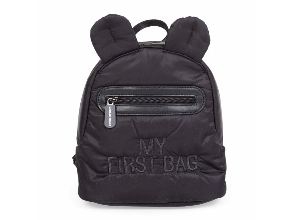 Luxury Kids Childhome detsky ruksak batoh my first bag puffered Black
