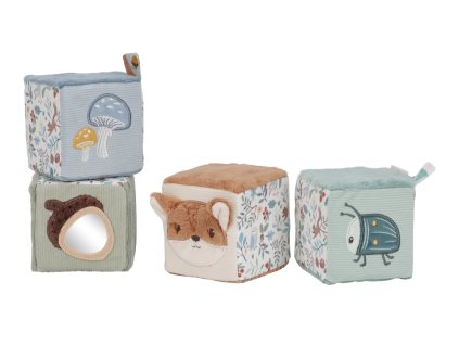 Luxury Kids LITTLE DUTCH KOCKY TEXTILNÉ 4 KS FOREST FRIENDS