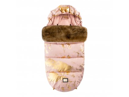 Luxury Kids Bjallra Of Sweden fusak footmuff golden pink