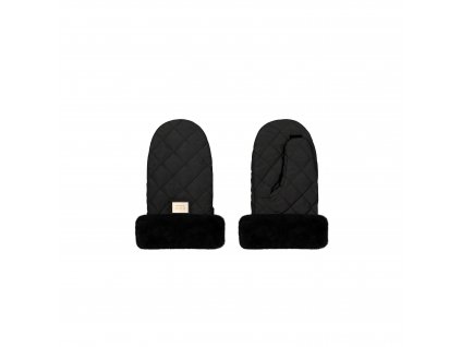 Luxury Kids Bjallra of Sweden BOS rukavice na kocik kocarek Handmuff Black Diamond