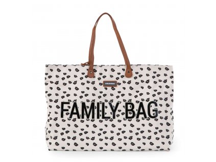 Luxury Kids Childhome cestovna taska family bag canvas leopard