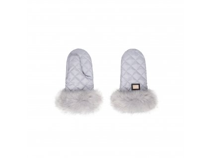 Luxury Kids Bjallra Of Sweden rukavice na kocik na kocarek Handmuff Grey Diamond