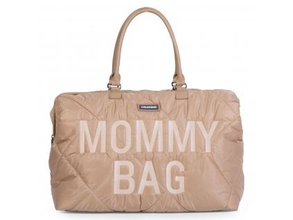 Luxury Kids Childhome cestovna prebalovacia taska mommy bag puffered beige