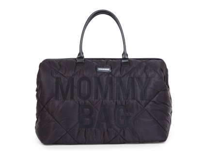 Luxury Kids Childhome cestovna prebalovacia taska mommy bag puffered black