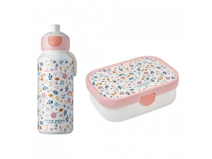 LUXURY KIDS LITTLE DUTCH DESIATOVÝ SET (FĽAŠA+BOX) SPRING FLOWERS