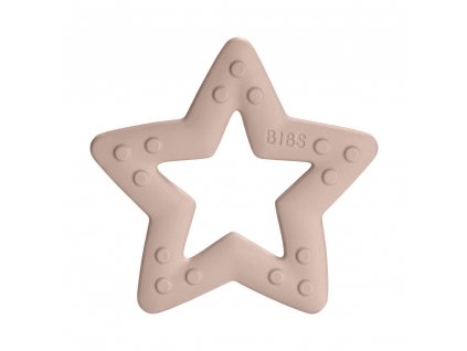 Luxury kids bibs baby bitie hryzatko star blush