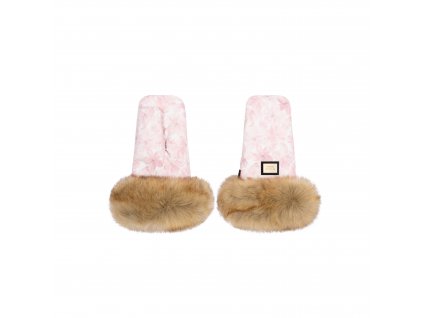 Luxury Kids Bjallra of Sweden rukavice na kocik Handmuff AW22 Pink Dream
