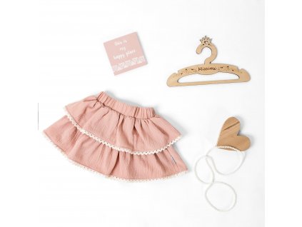 Luxury Kids Missimi muselinova sukna powder pink