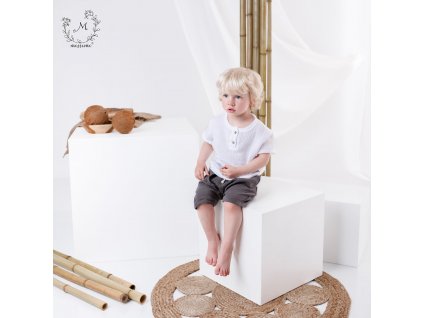 Luxury Kids Missimi lahky muselinovy komplet pre chlapcov sortky tircko 1