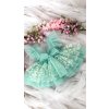 Luxury Kids Bellarco Fiore Spring Mint tylova sukna na traky pre dievcata