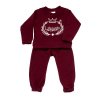 Lattante tepláková súprava bordová tracksuit set burgundy