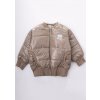 Luxury Kids I Love Milk detska bombera pikowana kurtka bomber bezowa ilm beige bezova 1