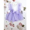 Luxury Kids Bianca Bellarco tylova sukna na traky Purple 1