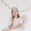 Luxury Kids Cotton and sweets dekoracia girlanda party BC pudrovo ruzova a strieborna powder pink with silver 1