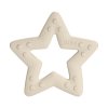 Luxury kids bibs baby bitie hryzatko star ivory