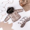 Luxury Kids Missimi zimna bunda pre deti gold zlatá