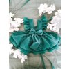 Luxury Kids Bianca Bellarco tylova sukna na traky Smaragd 4