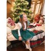 Luxury Kids Bianca Bellarco tylova sukna na traky Smaragd 5