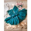 Luxury Kids Bianca Bellarco tylova sukna na traky Smaragd 1