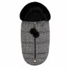 Luxury Kids Bjallra of Sweden zimny fusak pre deti Footmuff AW22 Black tweed 4