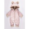 Luxury Kids I Love Milk zimny fashion overal pre deti Teddy pink 1