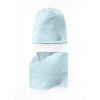 Luxury Kids I Love Milk detska ciapka a nakrcnik baby blue