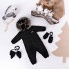 Luxury Kids Missimi winter overall zimny overal kombineza pre deti black cierna matná