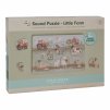 Luxury Kids LITTLE DUTCH VKLADACIE PUZZLE SO ZVUKOM FARMA 3