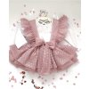 Luxury Kids tylova sukna na traky pre dievcata amore powder pink