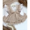 Luxury Kids Bianca Bellarco tylova sukna na traky Amore Beige 1