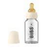 Luxury Kids BIBS Baby Bottle sklenena flasa 110ml Ivory
